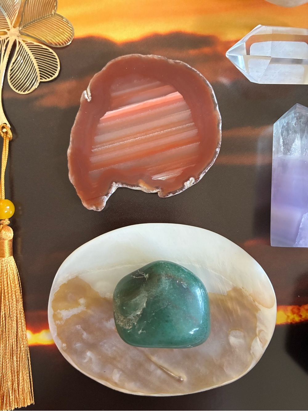 🔮 13 Piece Healing Crystal Gift Box - New Tie Dye Tote Bag Included 🎁 - Picture 11 of 17